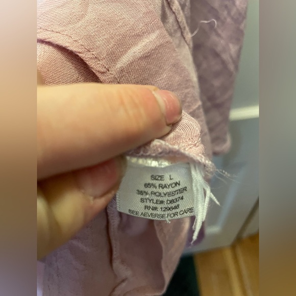 Pink Layered Sleeveless Dress - Picture 3 of 3